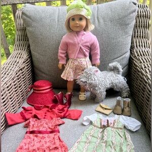 Kit Kittridge American Girl Doll | Comes with Grey Dog and 2 Dress Outfits!